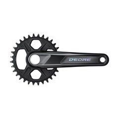 Шатуни Shimano Deore FC-M6100-1, інтегрована вісь, 175 мм, 30 зірок, 12 шв., без каретки