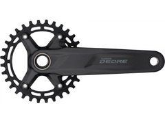 Шатуни Shimano Deore FC-M5100-1, інтегрована вісь, 175 мм, 30T, 10/11-швидкостей