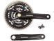 Шатуни Shimano Acera FC-M361, 22x32x42, 175 мм, чорні, захист зірок