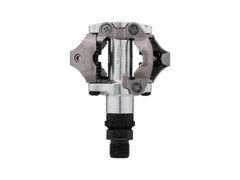 Педалі контактні Shimano PD-M520, SPD стандарт, шипи SM-SH51, сріблясті