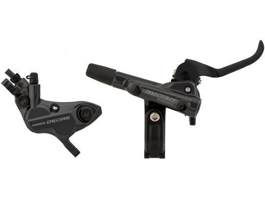 Гидравлические тормоза Shimano Deore M6120, 4-поршневые калипера, колодки D03S, версия J-Kit