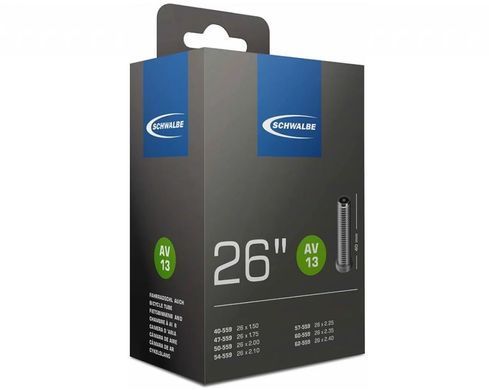 Велосипедная камера Schwalbe AV13, Schrader, авто ниппель