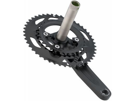 Шатуны Shimano GRX FC-RX600, 2x10, интегрированная ось, 172.5 мм, 46x30, без каретки