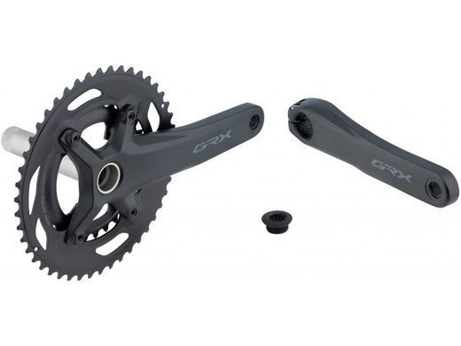 Шатуны Shimano GRX FC-RX600, 2x10, интегрированная ось, 172.5 мм, 46x30, без каретки
