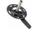 Шатуны Shimano GRX FC-RX600, 2x10, интегрированная ось, 172.5 мм, 46x30, без каретки