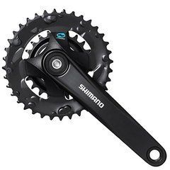 Шатуни Shimano Altus FC-M315-2, довжина 175 мм, 36X22, чорні