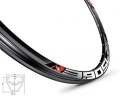 Обід Mach1 3.90 SL DISC 29" 32 отв, TLR, пістон, чорний  АV 430гр.