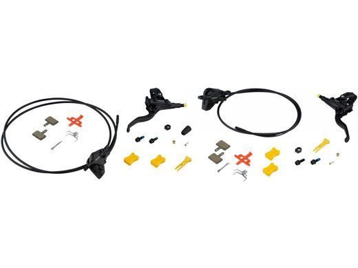 Гидравлические тормоза Shimano BR-MT410, переднее+занее, 1000 мм/1700 мм, J-Kit