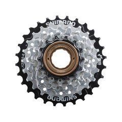Задние звёзды с трещёткой Shimano MF-TZ510-6, 14-28, серебристые, 6 звёзд